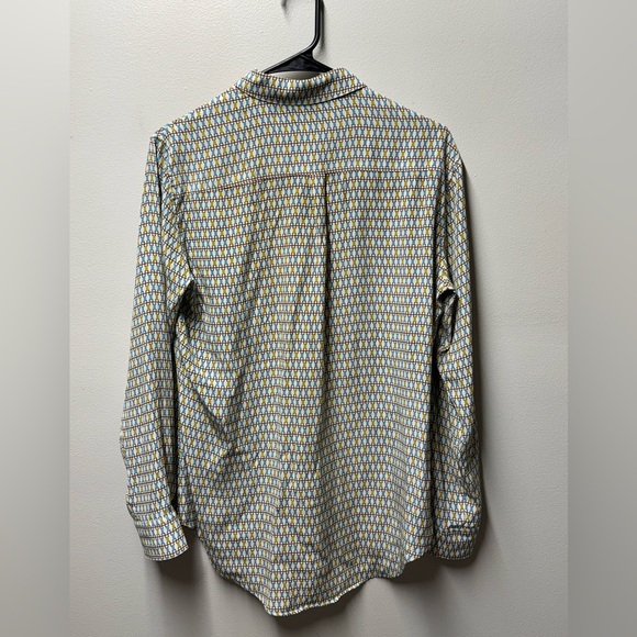 J. McLaughlin Silk Monogram Top - Picture 2 of 4